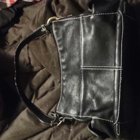 Sonoma Black Leather-Blend  Purse - Picture 2 of 7